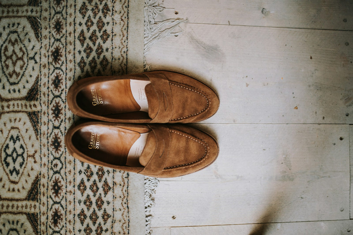 Suede loafers