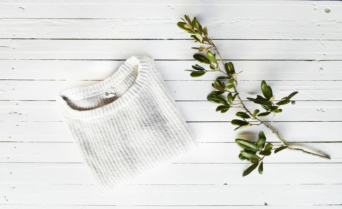 Cream knit rollneck