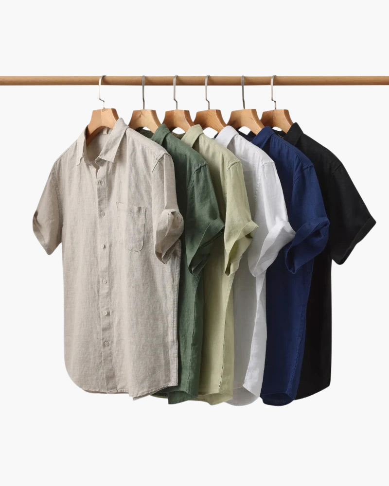 Cape Town Linen Shirt, Short Sleeve
