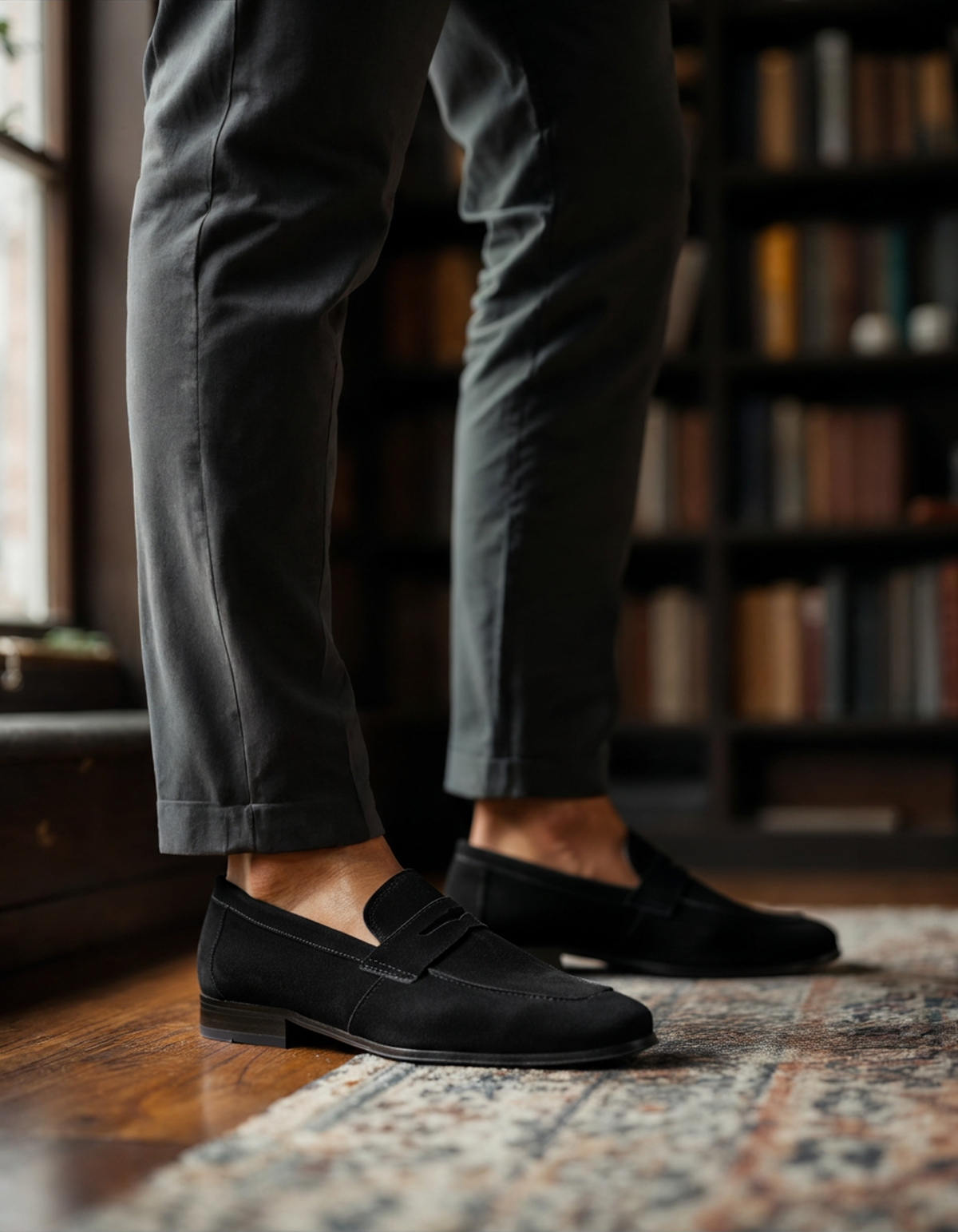 Suede Penny Loafer
