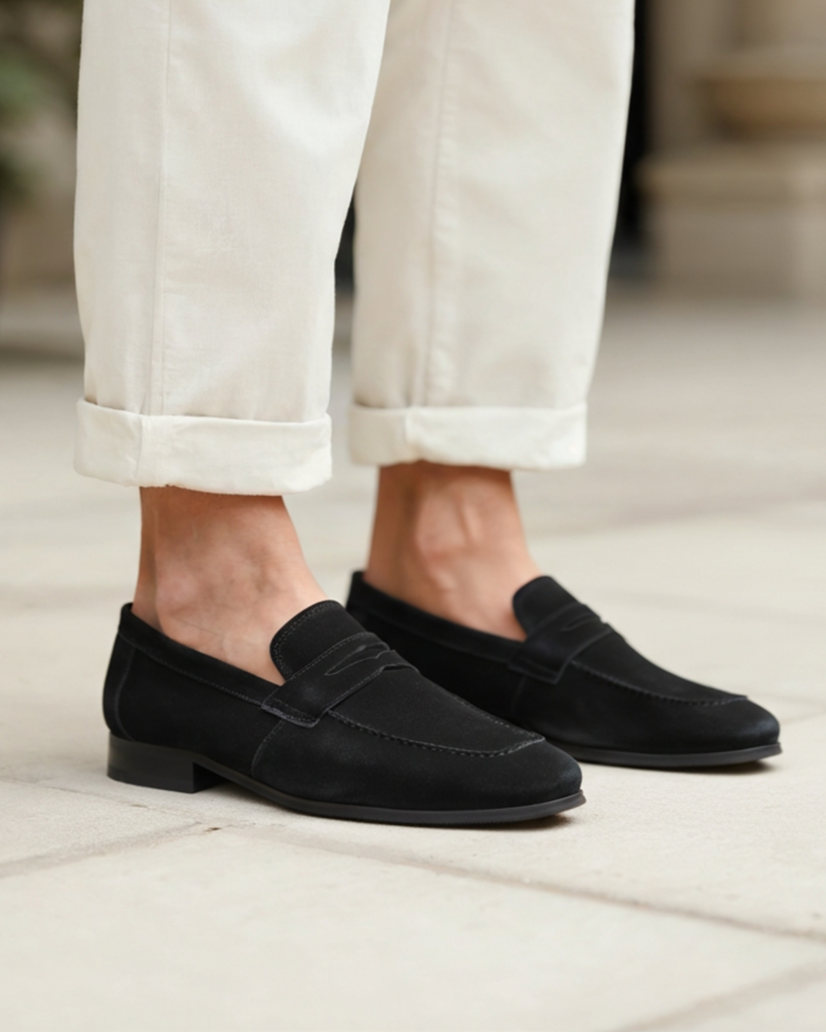 Suede Penny Loafer
