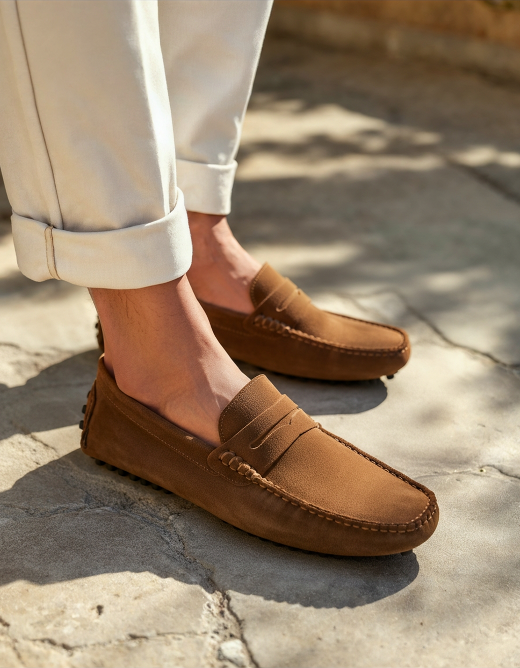 Suede Driving Loafer