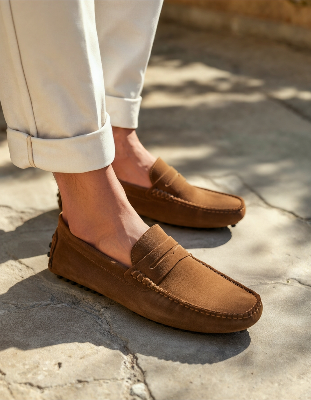 Suede Driving Loafer