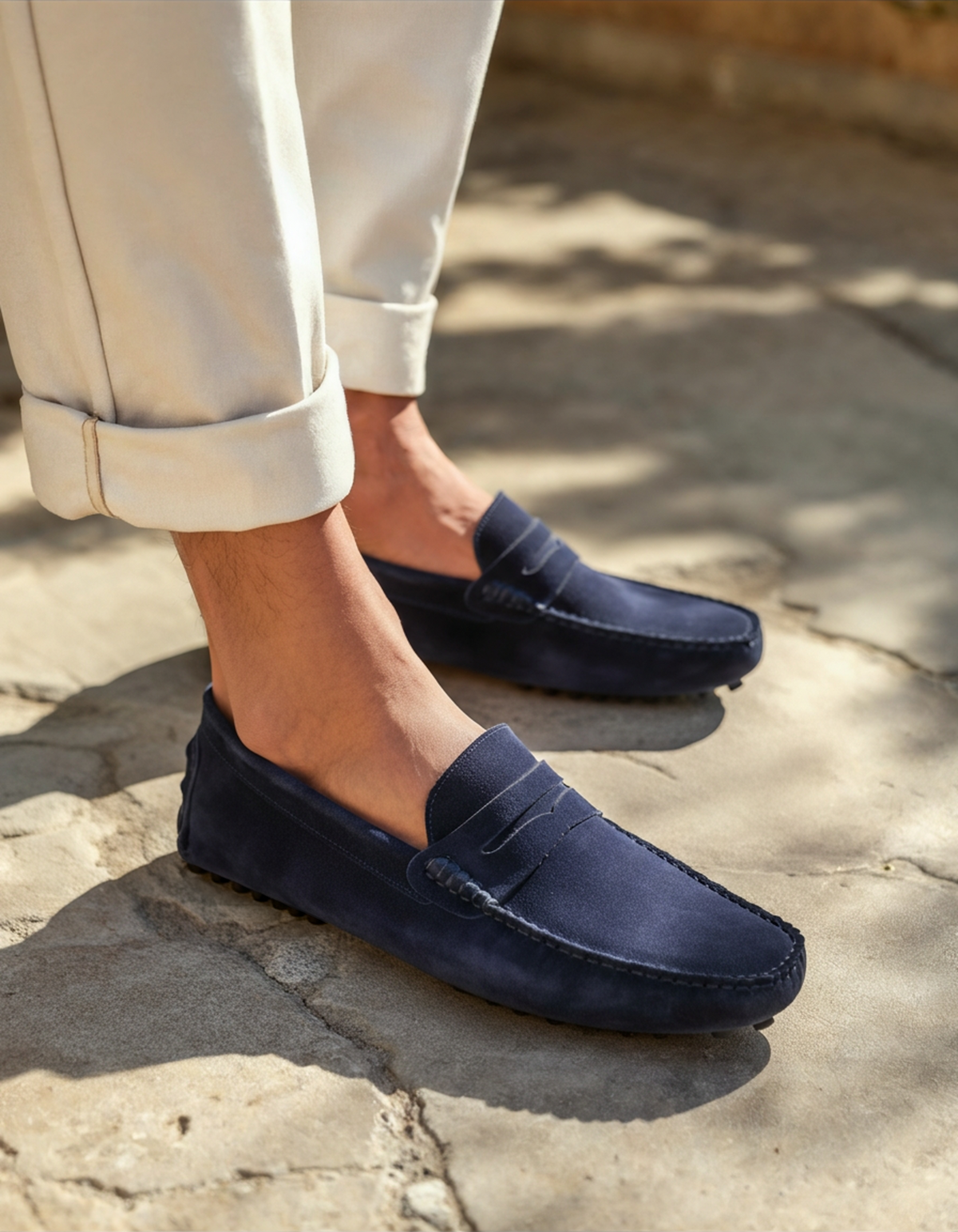 Suede Driving Loafer